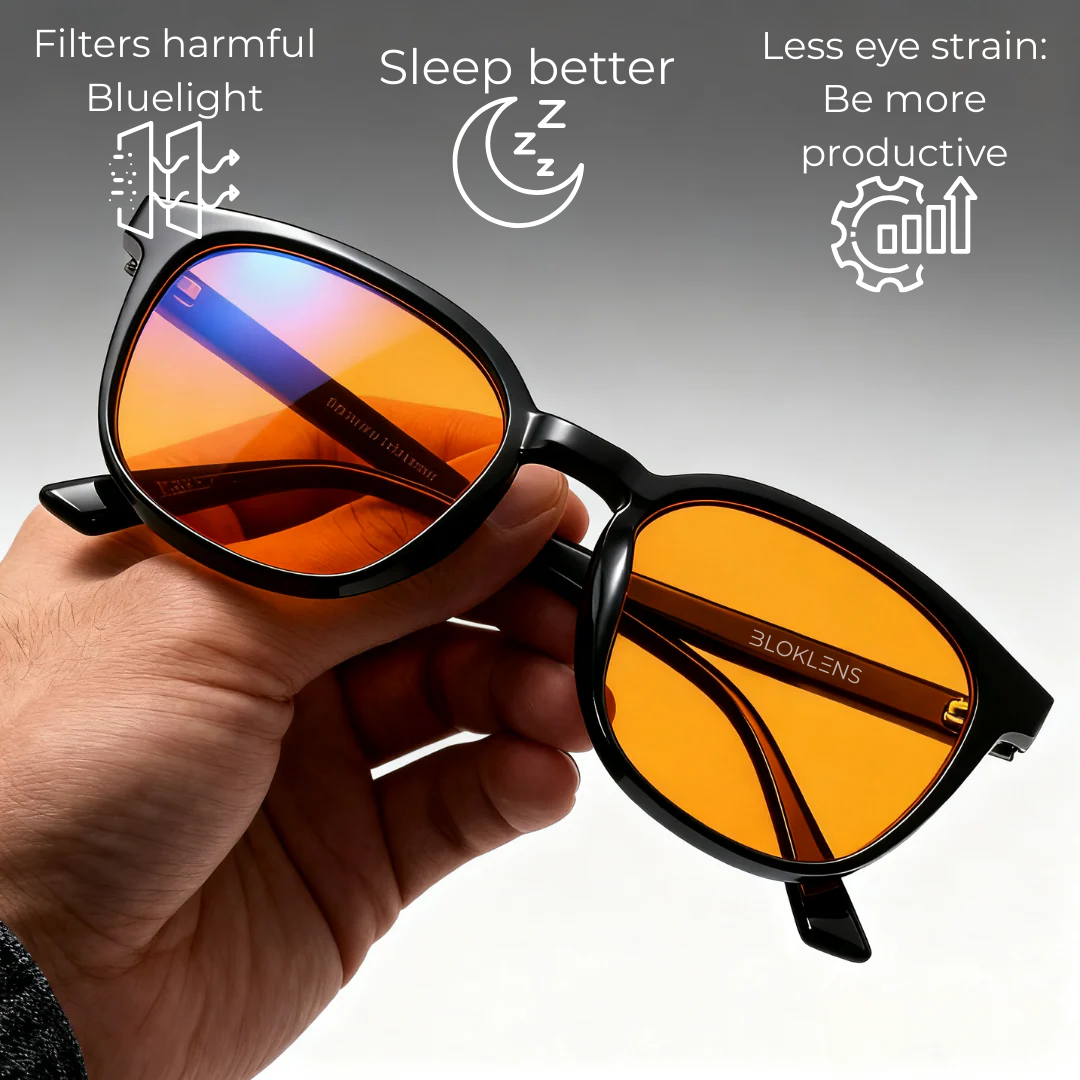 BlokLens™ Blue Light Blocking Glasses – For Work, Gaming & Better Sleep